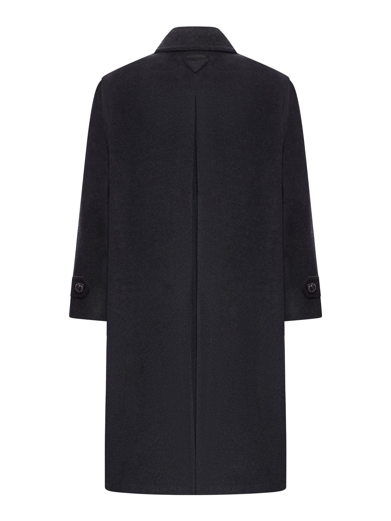 SINGLE-BREASTED CASHMERE LODEN COAT