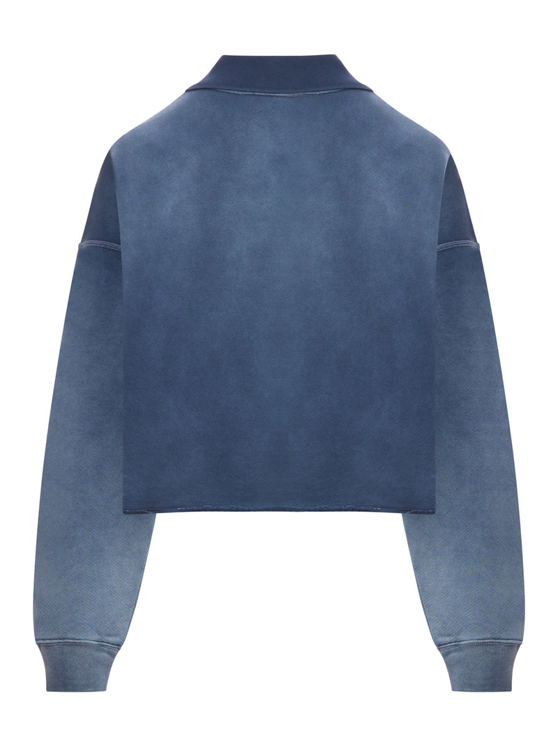 CROPPED SPRAY SWEATSHIRT