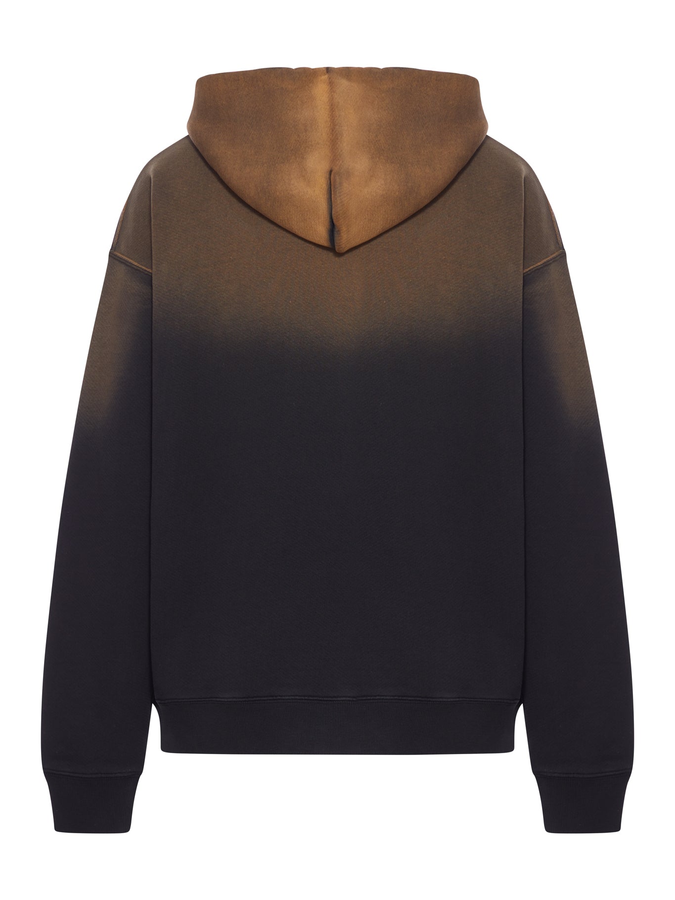 HOODIE IN COTTON WITH DEGRADED EFFECT