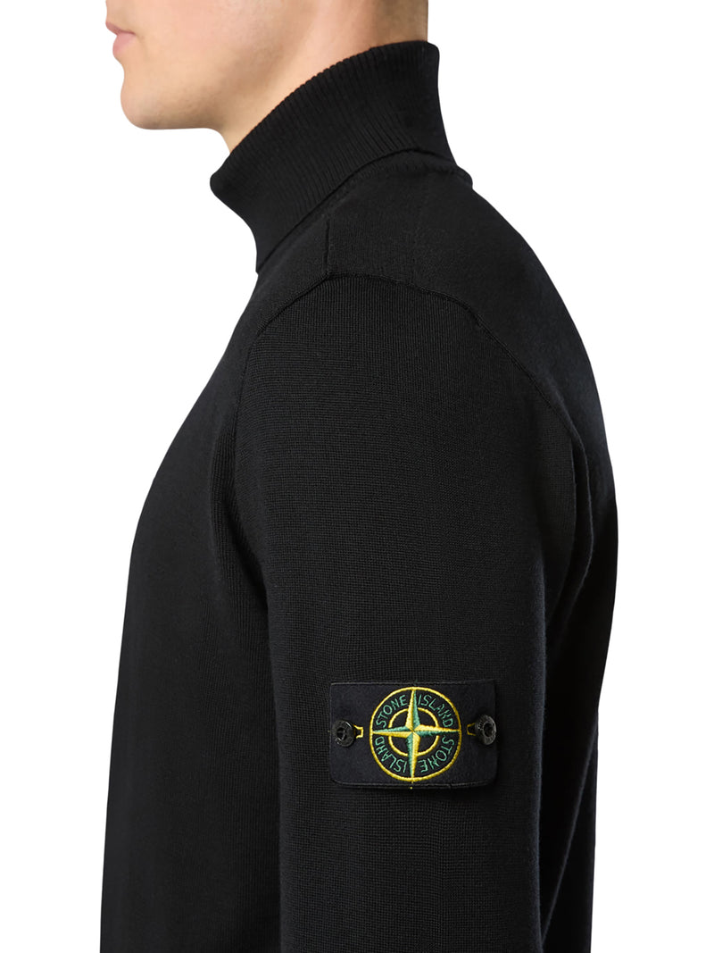COMPASS LOGO TURTLENECK SWEATER