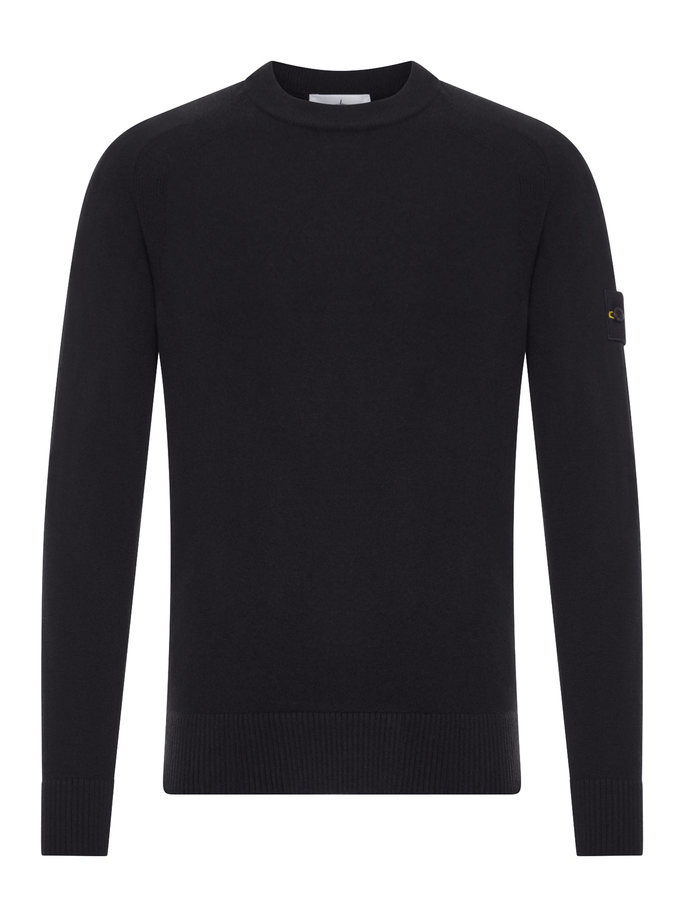 COMPASS LOGO CREW NECK WOOL SWEATER