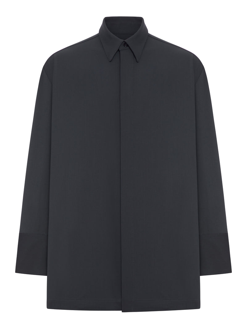 LONGUE CHEMISE IN KNITTED WOOL