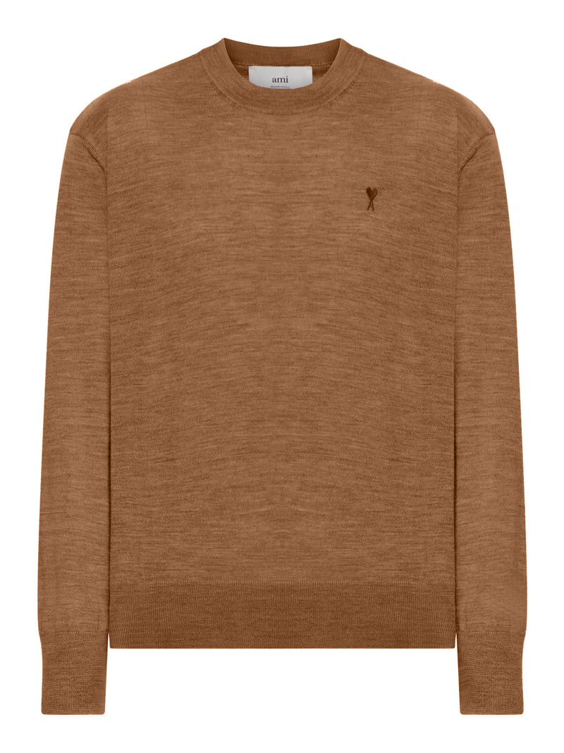 AMI DE COEUR SWEATER IN EXTRAFINE WOOL AND SILK