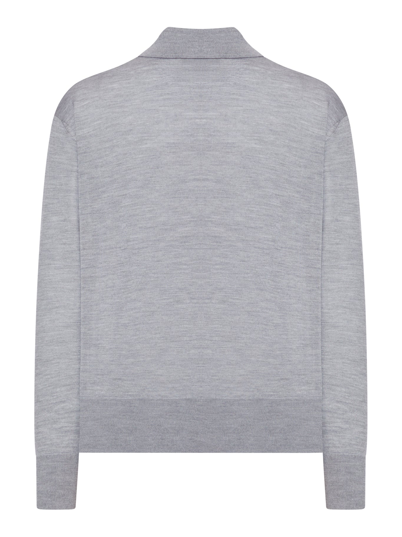 AMI DE COEUR POLO IN EXTRAFINE WOOL AND SILK