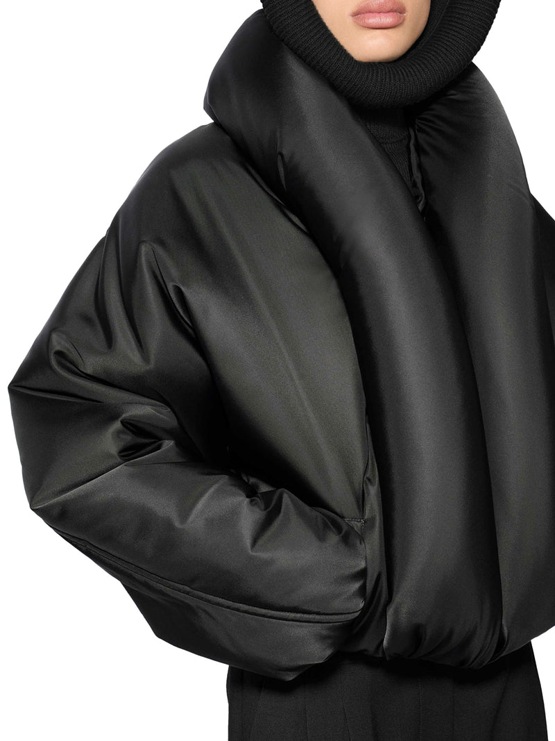 TAFFETA PADDED BOMBER JACKET