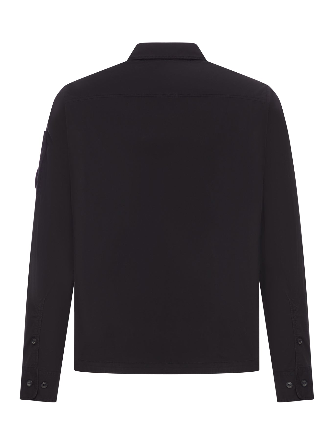 GABARDINE OVERSHIRT WITH COMPASS LOGO