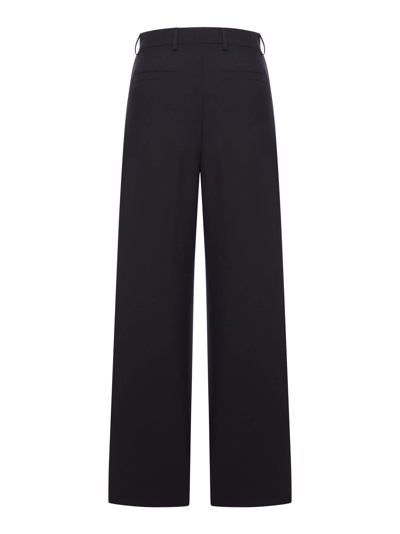 TAILORED MOHAIR WOOL TROUSERS