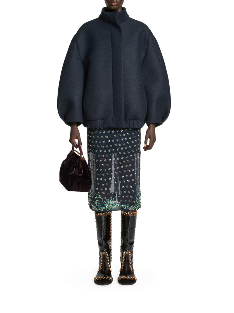 STRUCTURED WOOL JACKET