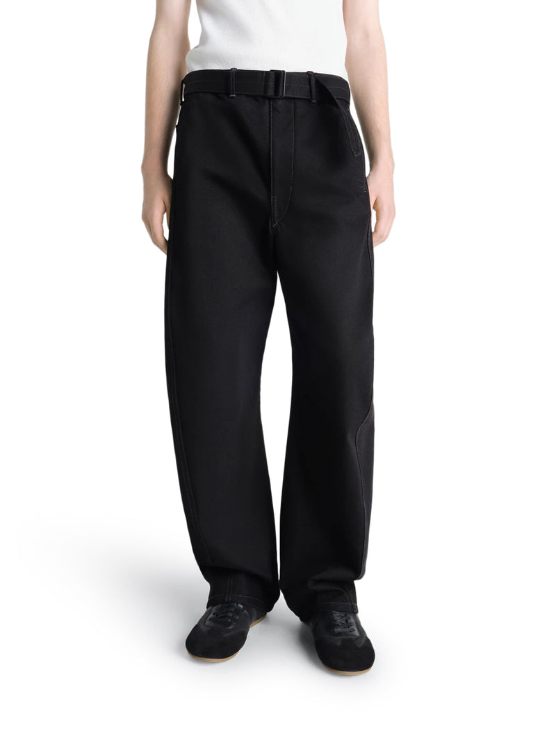 TWISTED BELTED PANTS