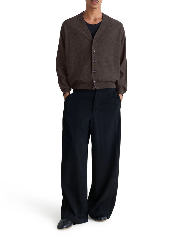 TWISTED WOOL CARDIGAN