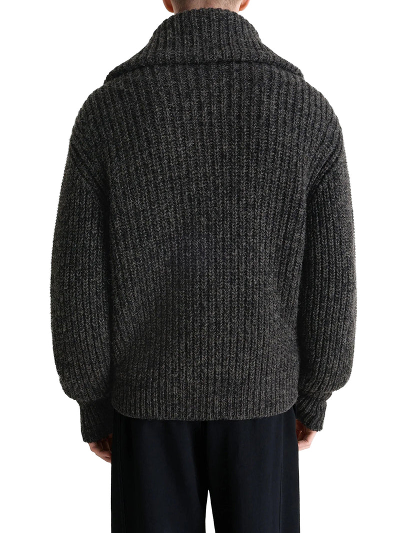 ALPACA ZIP-UP CARDIGAN