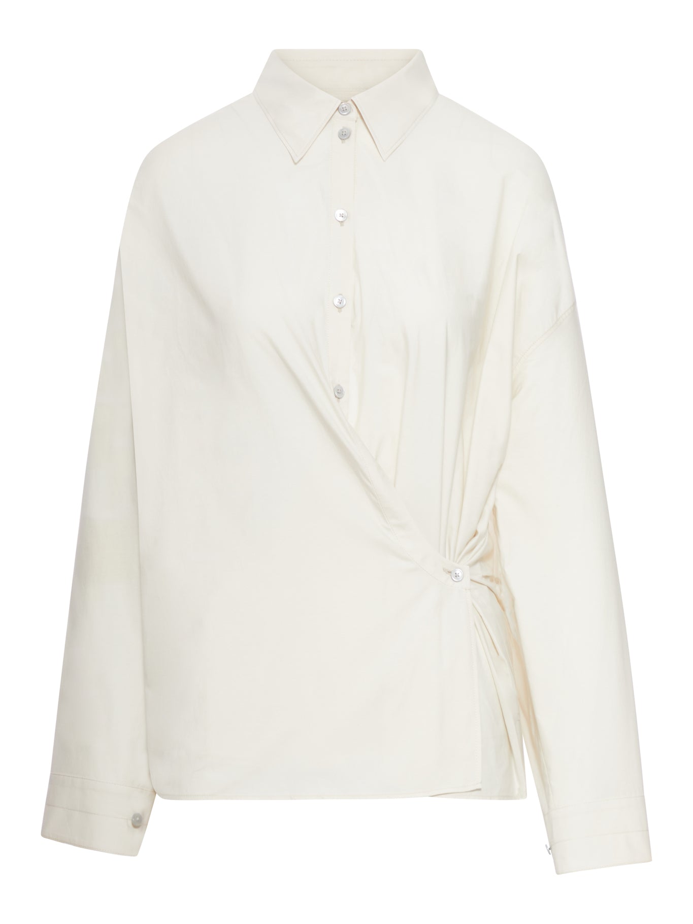 STRAIGHT TWISTED COLLAR SHIRT