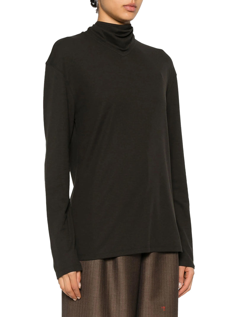 LONG SLEEVED TOP WITH SCARF DETAIL