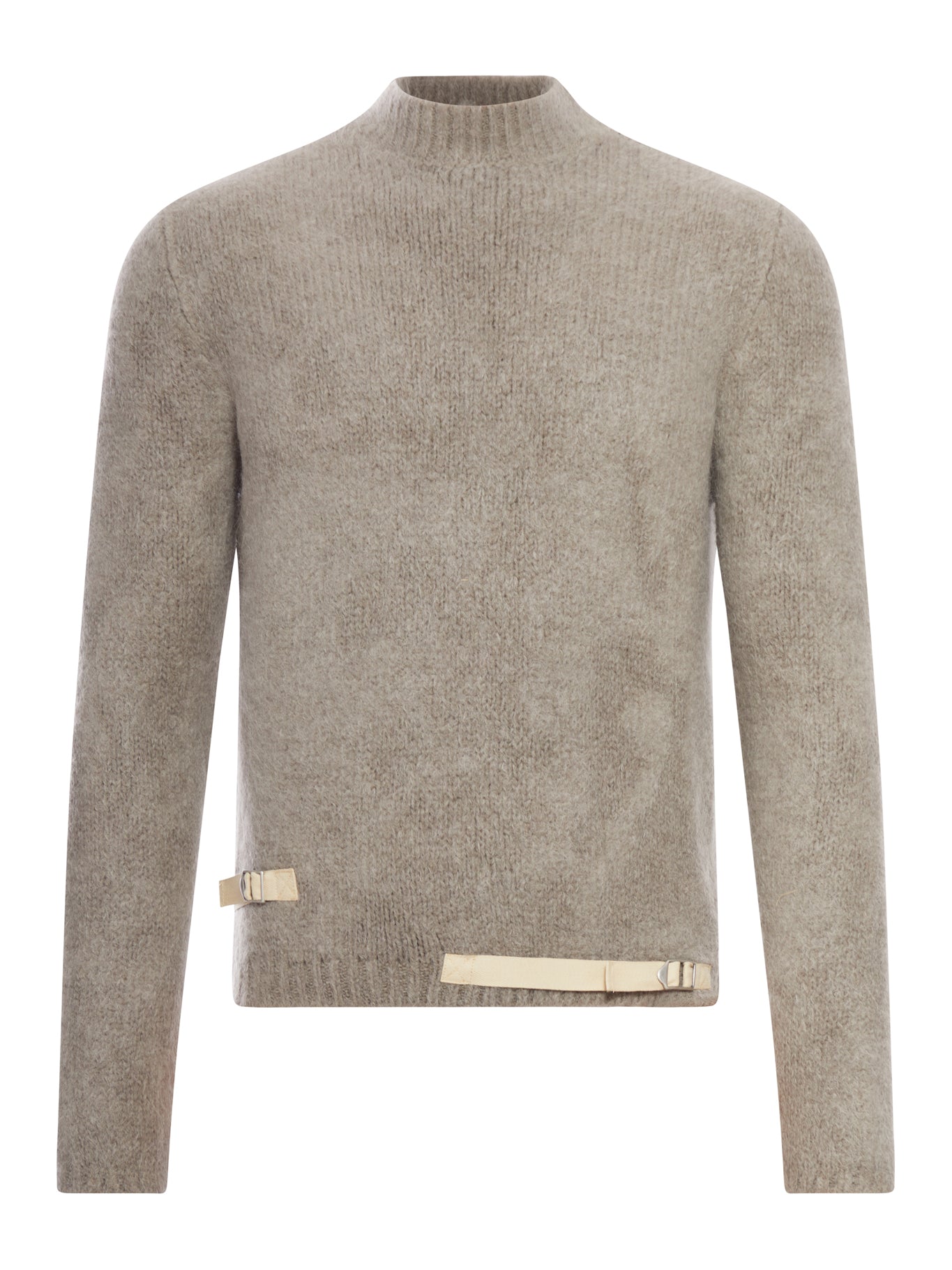 WOOL BLEND SWEATER WITH AESTHETIC DETAILS