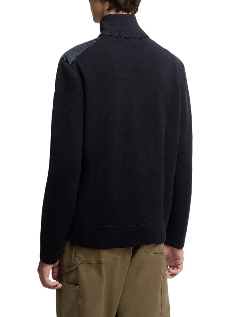 PADDED CARDIGAN WITH ZIP