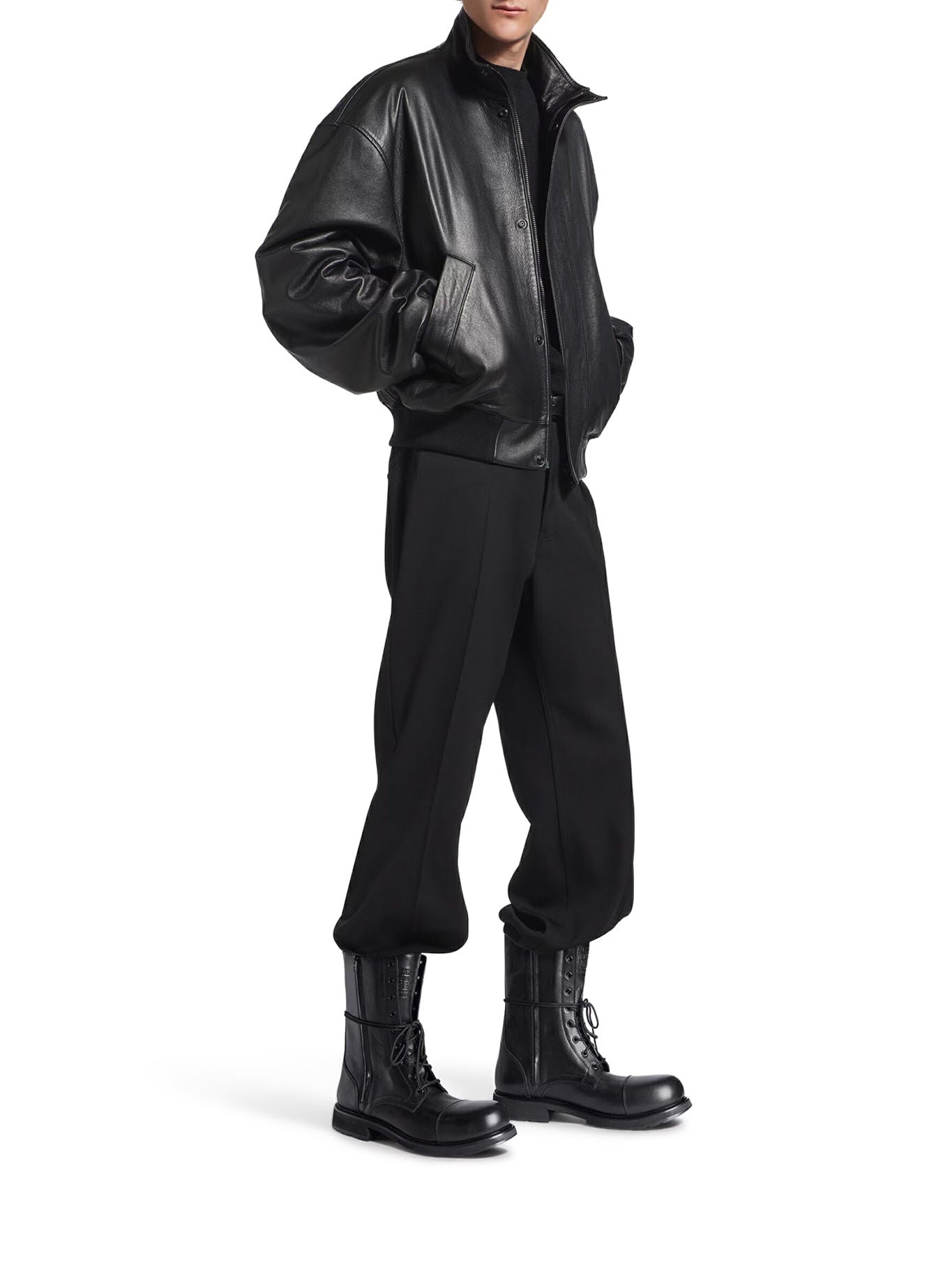 LACE-UP BOOT IN SOFT CALF LEATHER