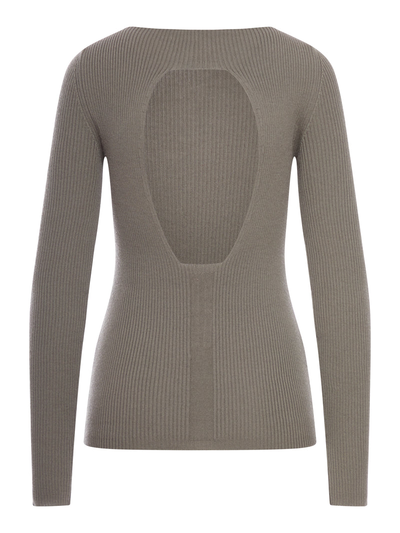 STRAIGHT NECK SWEATER