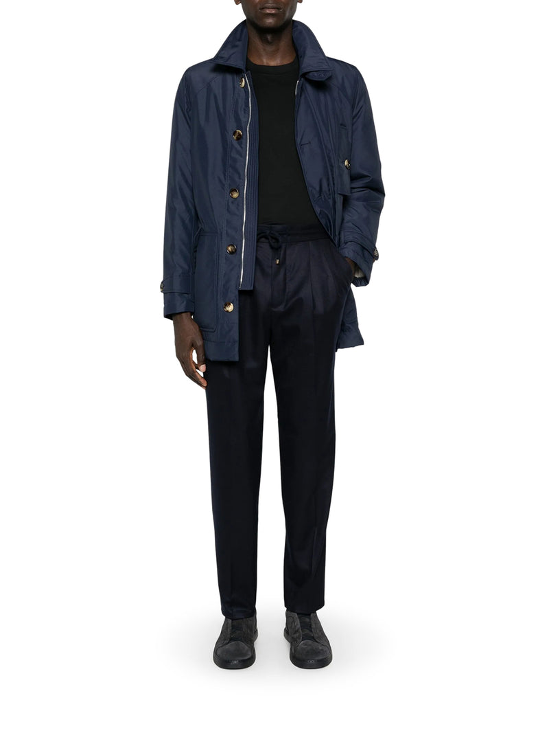 COTTON T-SHIRT WITH CONTRASTING LOGO PRINT