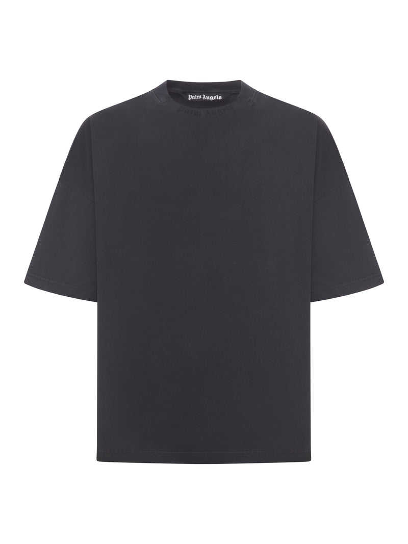 CURVED LOGO LOOSE COLLAR TEE