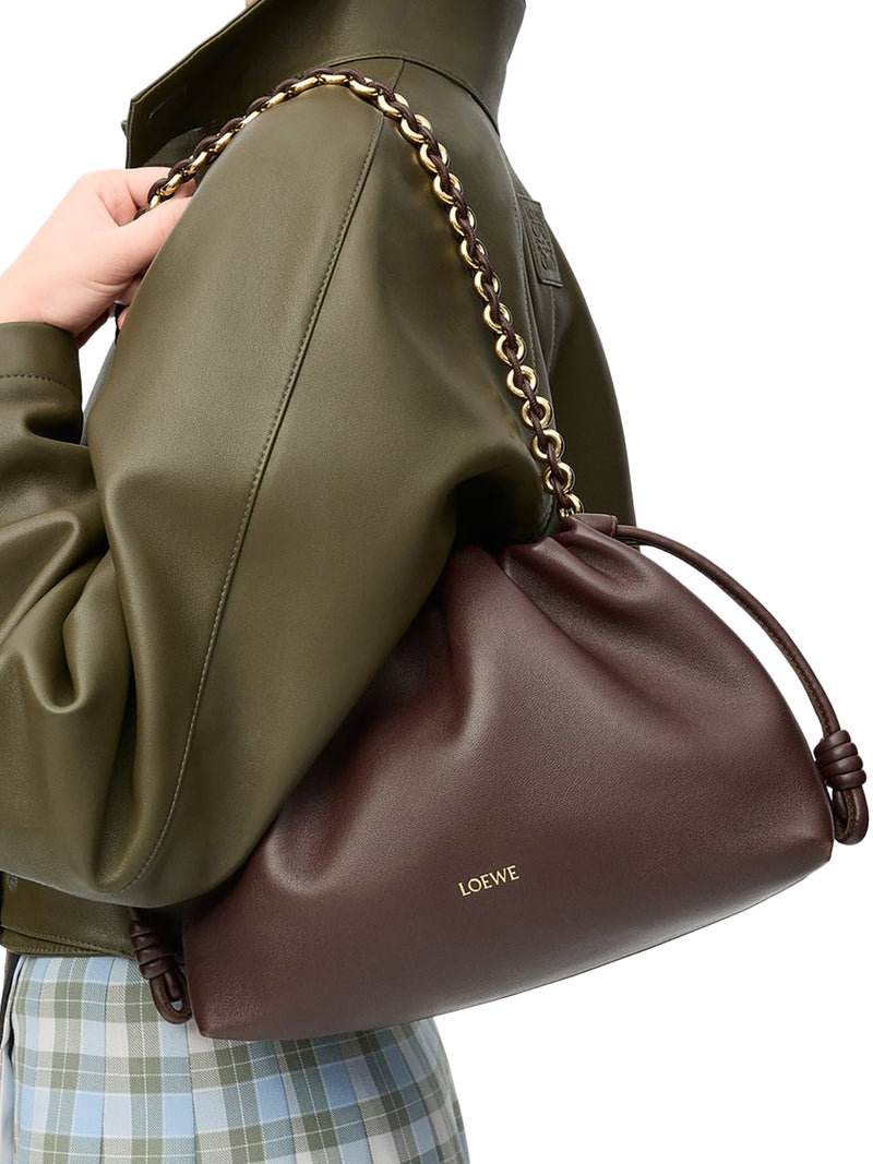 MEDIUM FLAMENCO BAG IN SOFT LAMBSKIN NAPPA