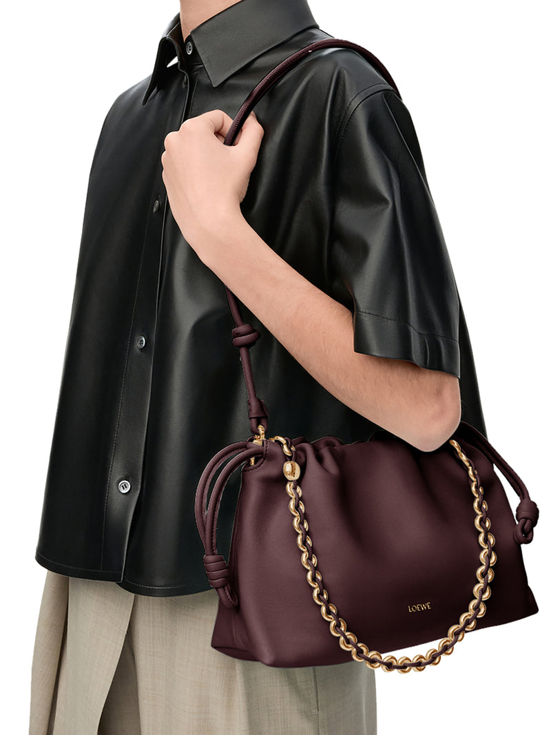 MEDIUM FLAMENCO BAG IN SOFT LAMBSKIN NAPPA