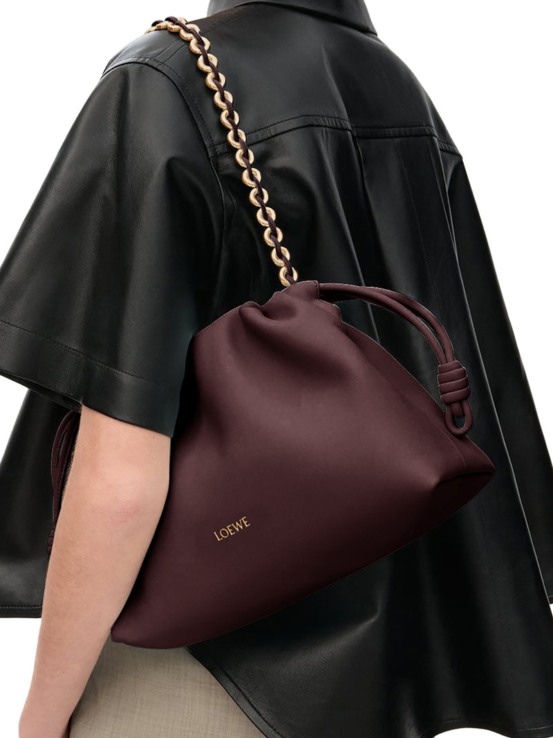 MEDIUM FLAMENCO BAG IN SOFT LAMBSKIN NAPPA