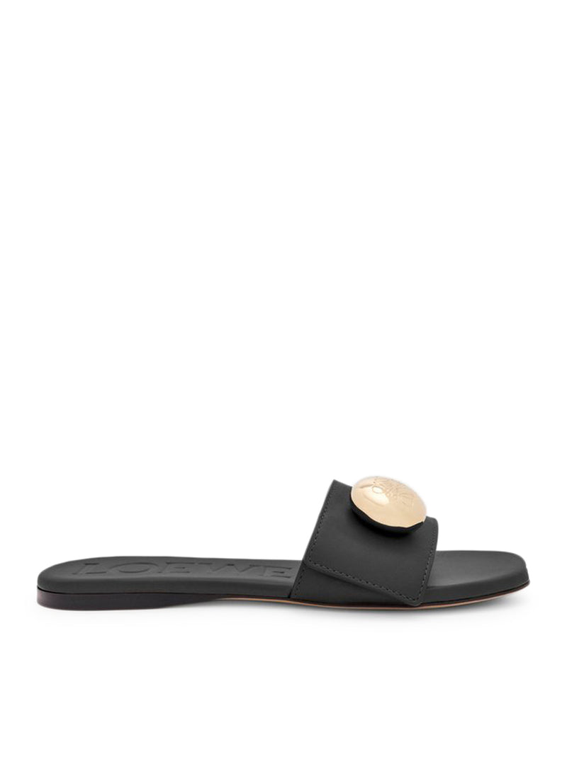 PEBBLE CALFSKIN SLIDE