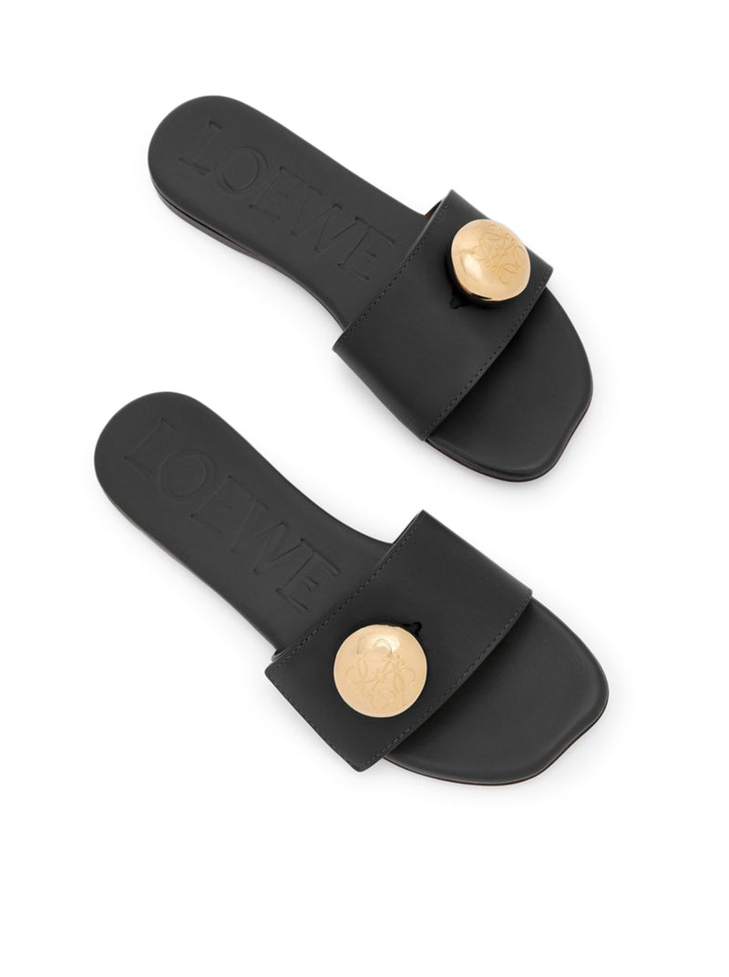 PEBBLE CALFSKIN SLIDE