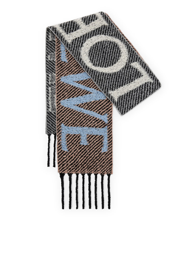 WOOL AND ALPACA BLEND SCARF