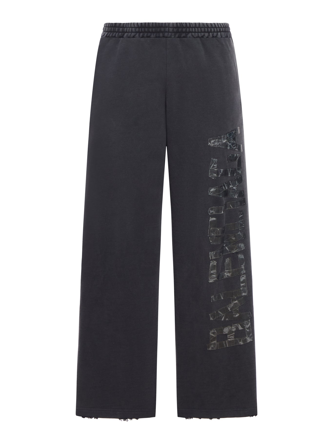 WIDE TROUSERS WITH TRANSPARENT TAPE