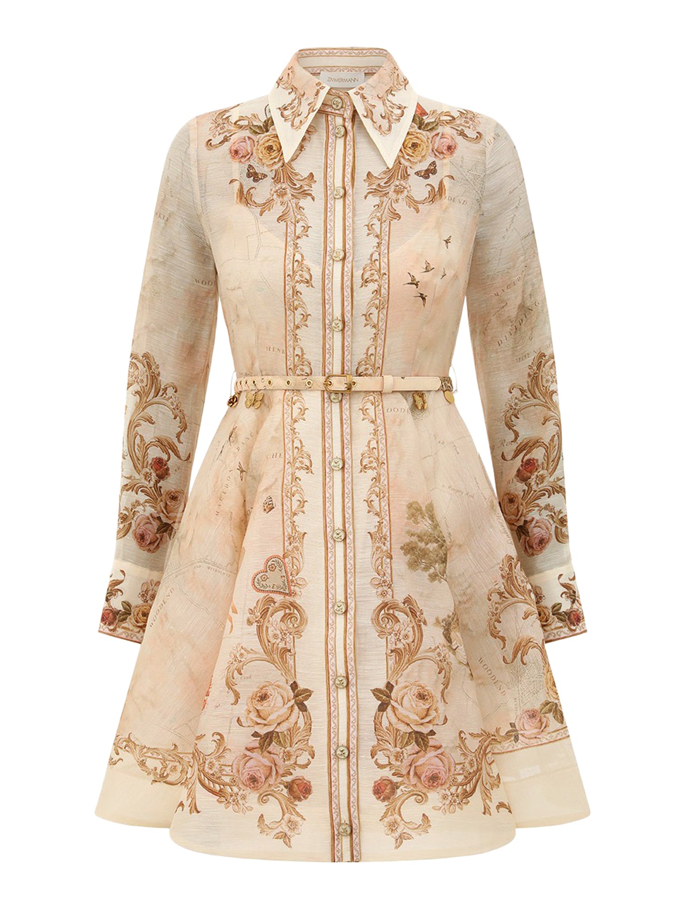 MEMENTO BUTTONED MINI DRESS