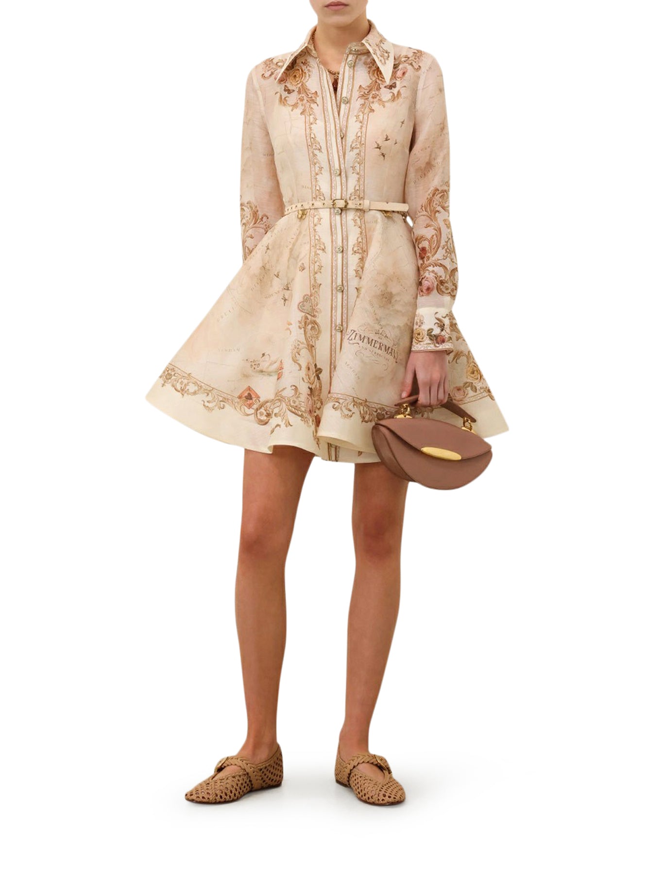 MEMENTO BUTTONED MINI DRESS