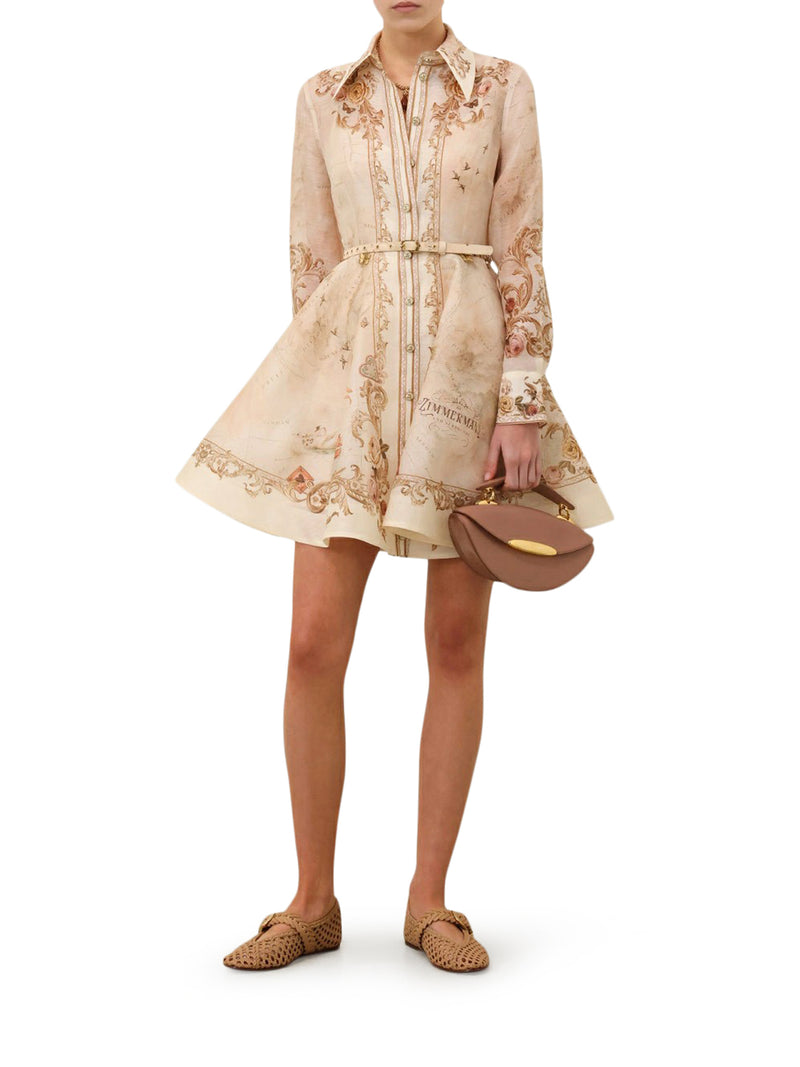 MEMENTO BUTTONED MINI DRESS