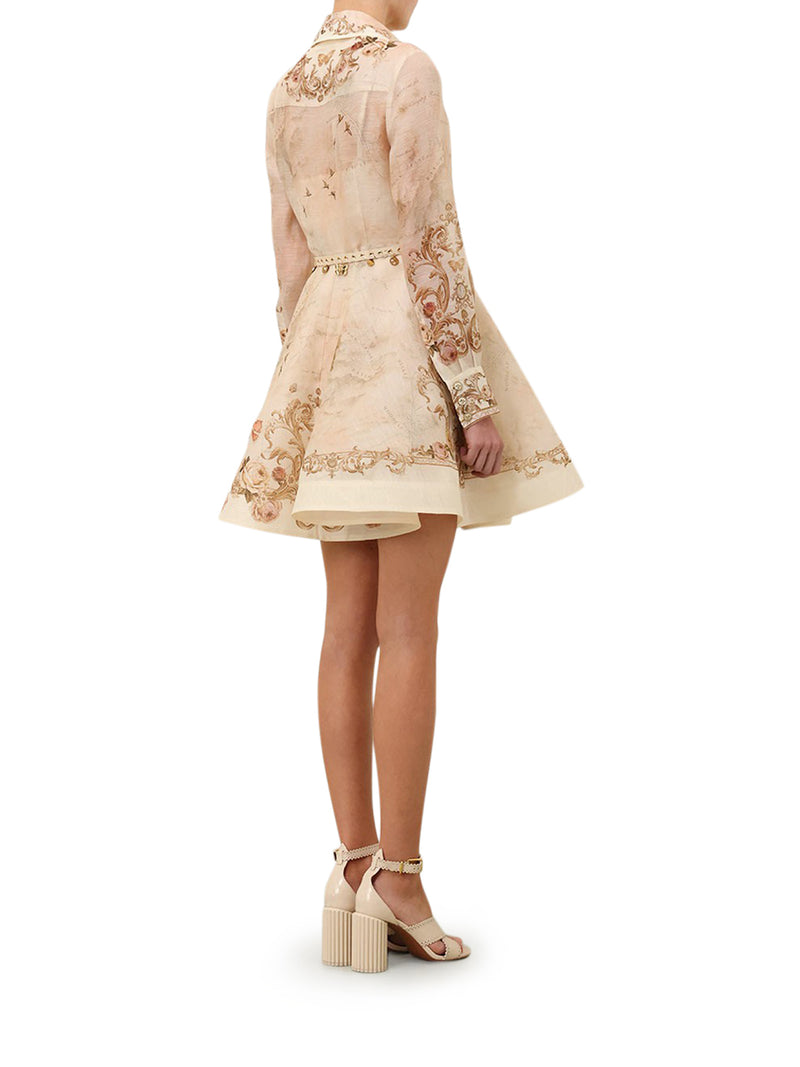 MEMENTO BUTTONED MINI DRESS