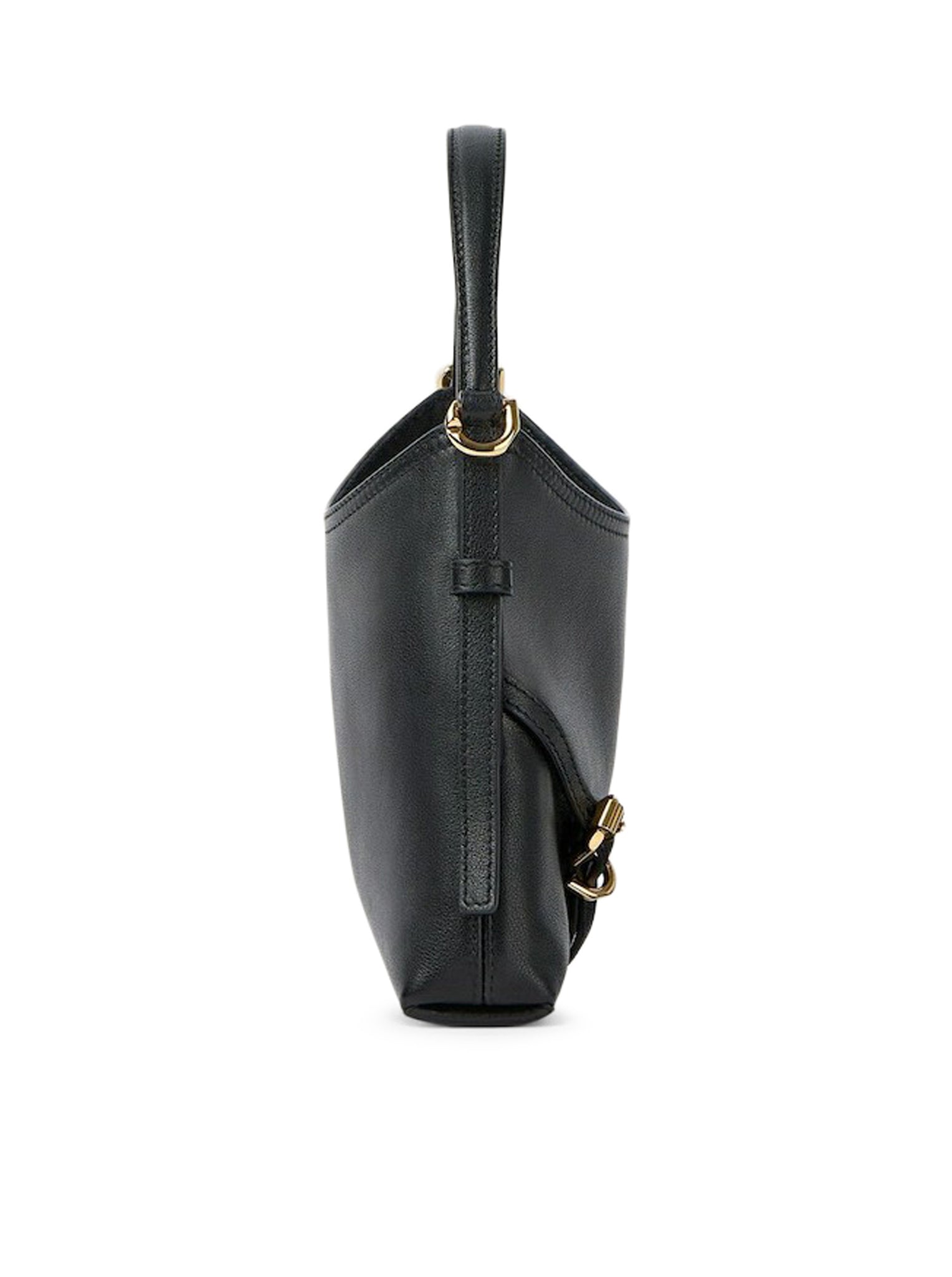 VOYOU NANO BAG IN POLISHED LEATHER
