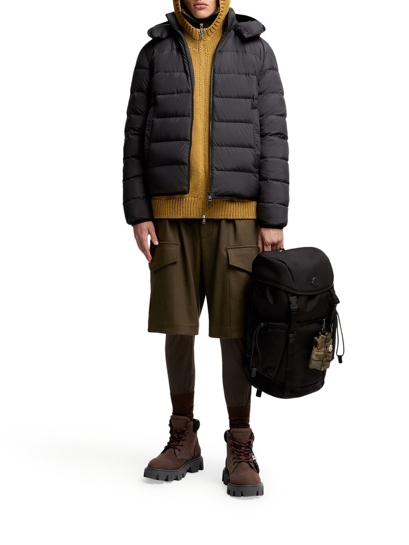 MONTBROCQ SHORT DOWN JACKET WITH HOOD