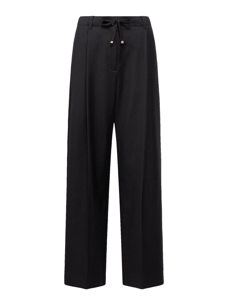 TAILORED WOOL GABARDINE TROUSERS