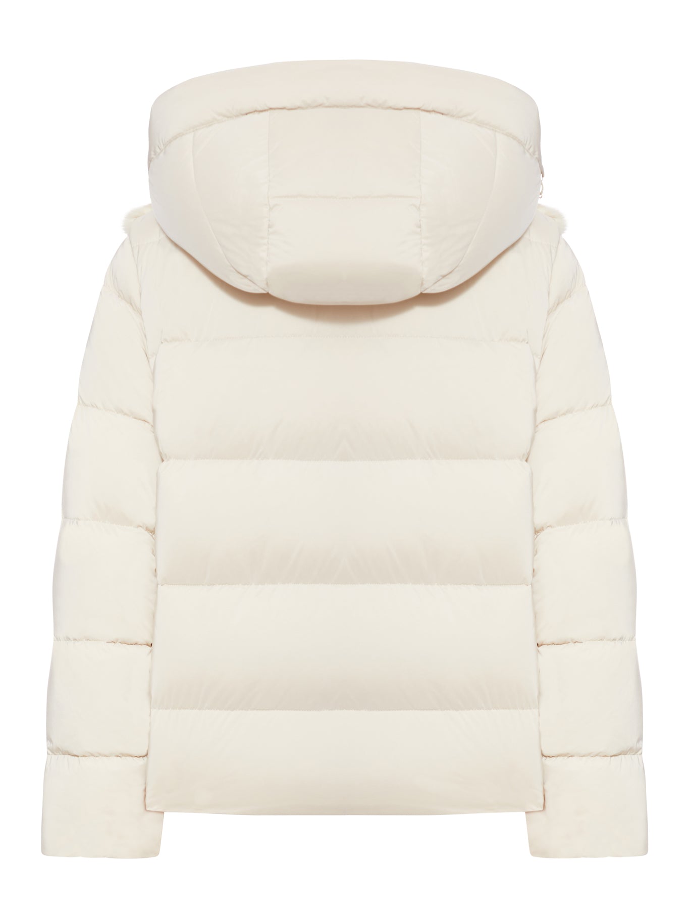 PADDED DOWN JACKET WITH FUR DESIGN
