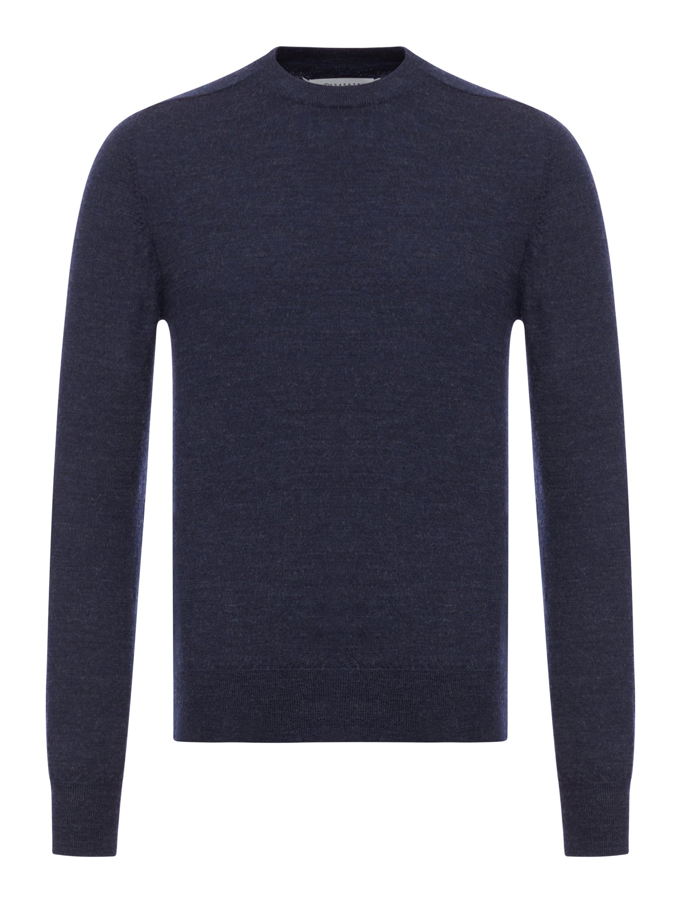 WOOL SWEATER WITH ELBOW PATCHES
