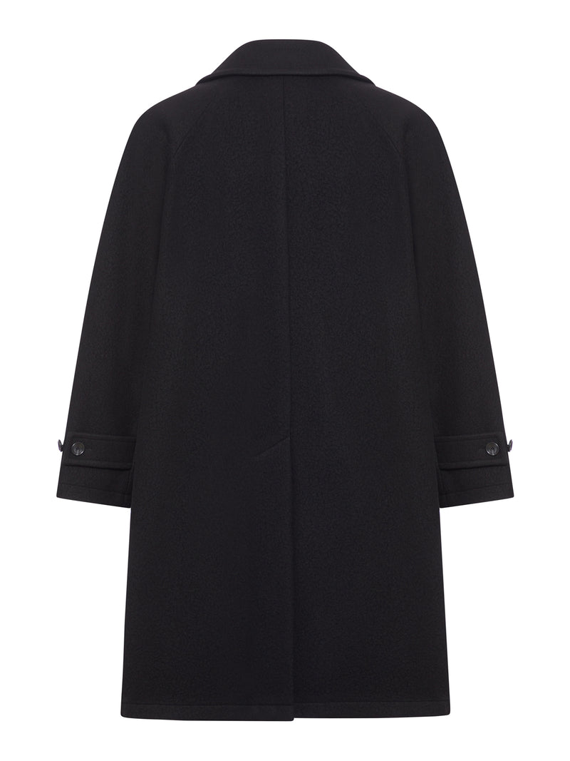 SINGLE-BREASTED WOOL COAT