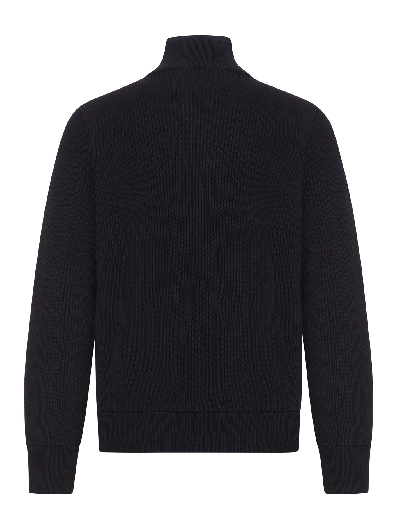 RIBBED WOOL JACKET WITH ZIP