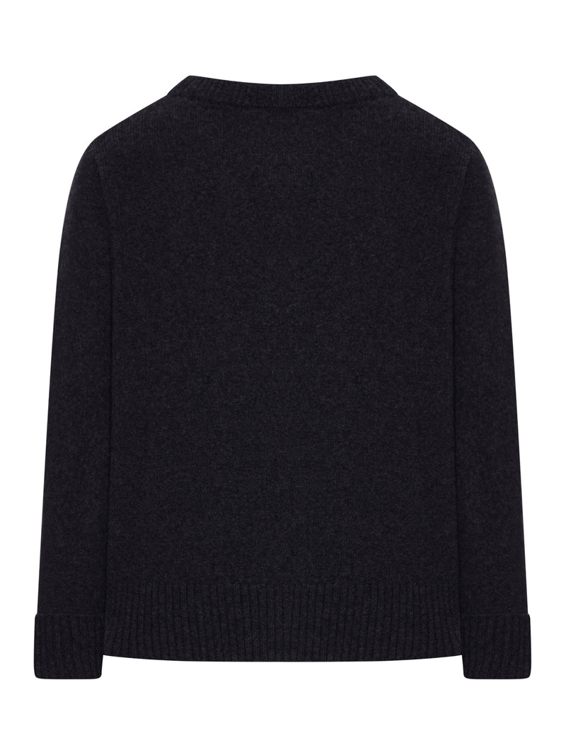 CREW NECK SWEATER IN WOOL BLEND