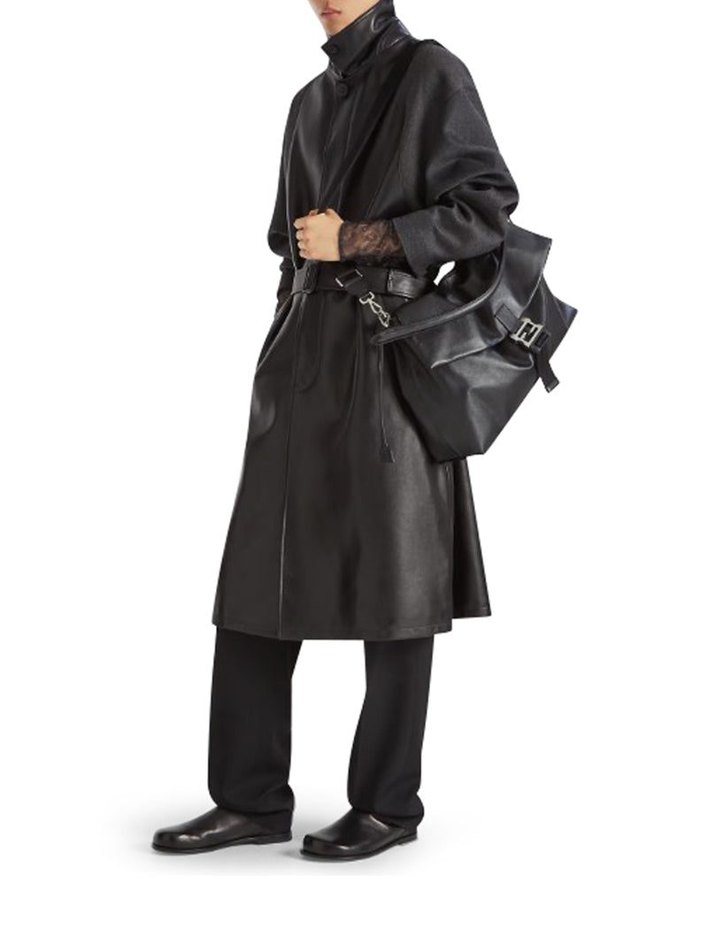 FLUX MAXI MESSENGER LEATHER BAG