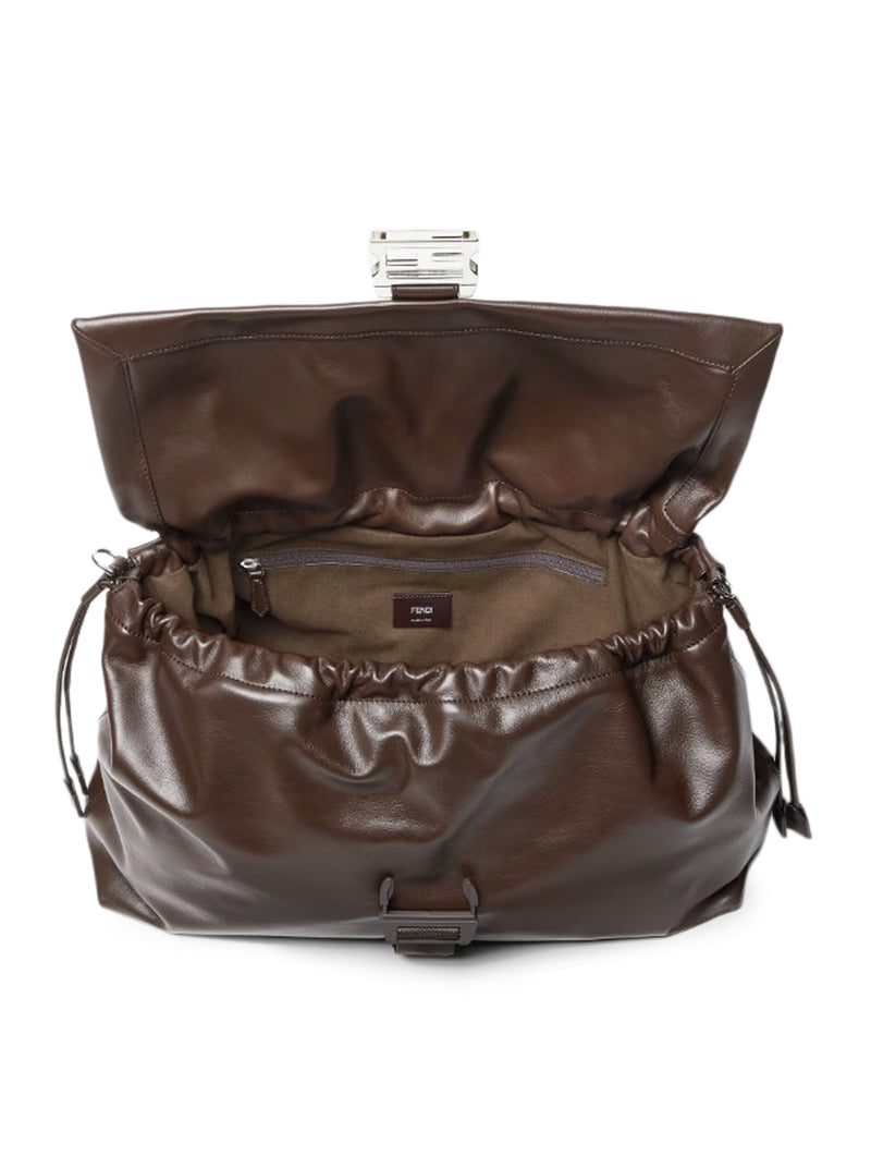 FLUX MAXI MESSENGER LEATHER BAG