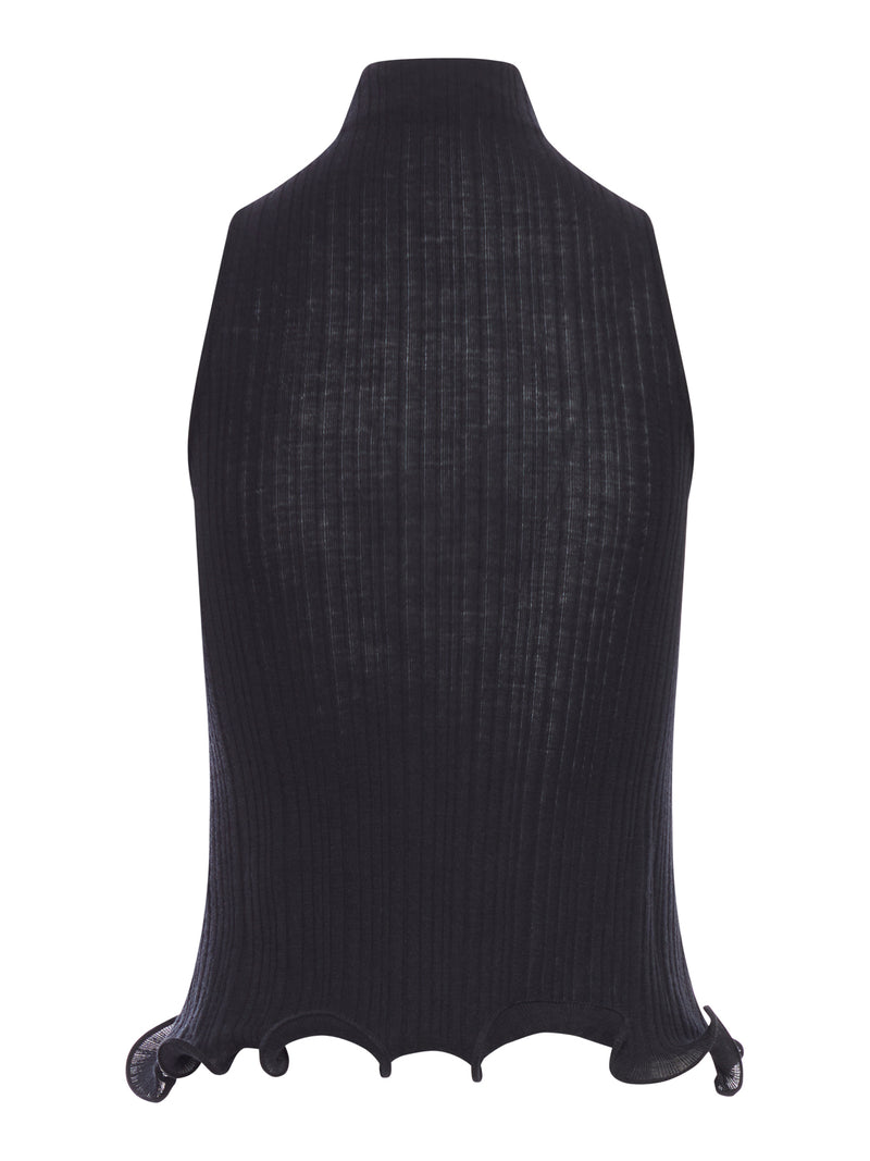 COTTON TOP FINISHED WITH RUFFLES