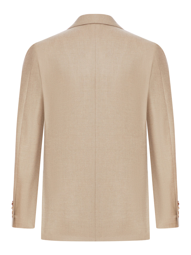 LORO PIANA SINGLE-BREASTED UNLINED CASHMERE TAILORED JACKET