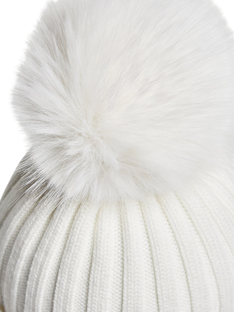 WOOL HAT WITH POMPOM