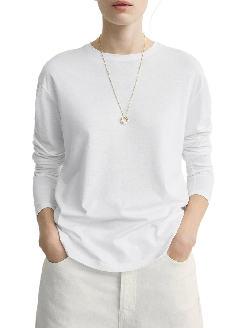 LONG-SLEEVED COTTON T-SHIRT