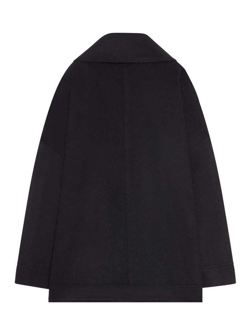 DOUBLE OVERSIZED WOOL BLEND JACKET