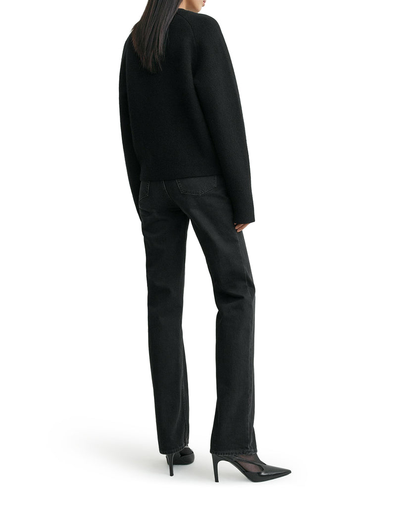 HAMMERED BUTTON CARDIGAN